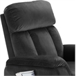 ClickDecor Samson Power Lift Recliner Chair Dark Gray