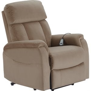 clickdecor samson power lift recliner chair taupe