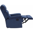 ClickDecor Davis Recliner Chair Blue