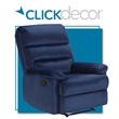 ClickDecor Davis Recliner Chair Blue