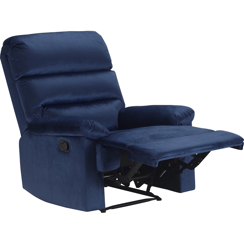 ClickDecor Davis Recliner Chair Blue