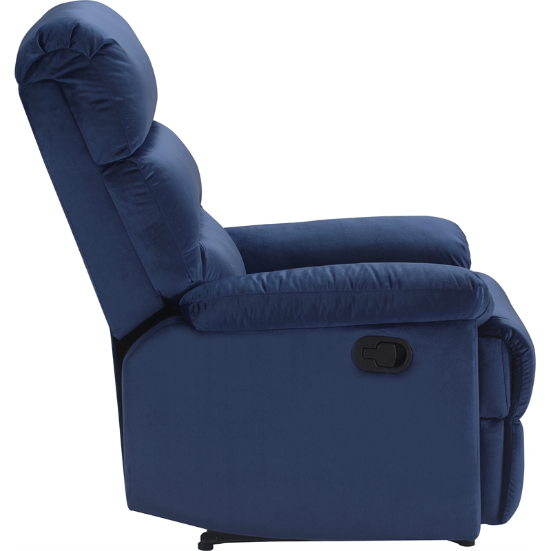 ClickDecor Davis Recliner Chair Blue