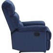 ClickDecor Davis Recliner Chair Blue