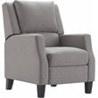 ClickDecor Bristol Push Back Recliner Chair Gray