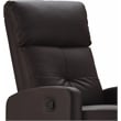ClickDecor Henderson Leather Recliner Chair Dark Brown
