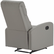 ClickDecor Henderson Leather Recliner Chair Gray
