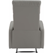 ClickDecor Henderson Leather Recliner Chair Gray