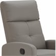 ClickDecor Henderson Leather Recliner Chair Gray