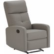 ClickDecor Henderson Leather Recliner Chair Gray