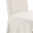 Finch Hayes Parsons Dining Chairs with Removable Slipcover Set of 2 Ivory White