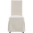 Finch Hayes Parsons Dining Chairs with Removable Slipcover Set of 2 Ivory White