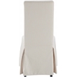 Finch Hayes Parsons Dining Chairs with Removable Slipcover Set of 2 Ivory White