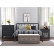 ClickDecor Evans Modern Metal Platform Queen Bed in Black
