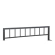 ClickDecor Evans Modern Metal Platform Queen Bed in Black
