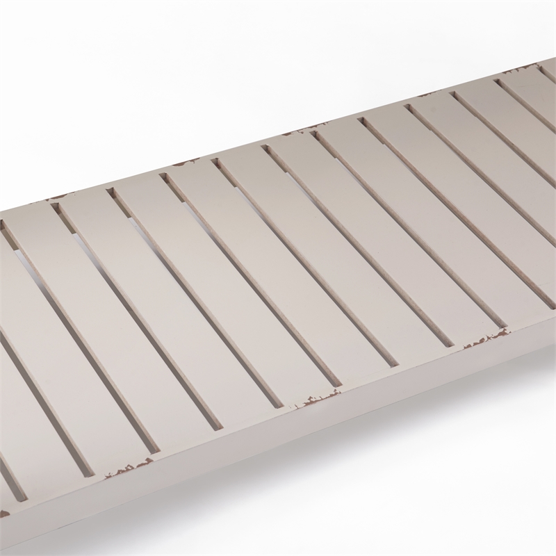 ClickDecor Baker Console Table Antique White