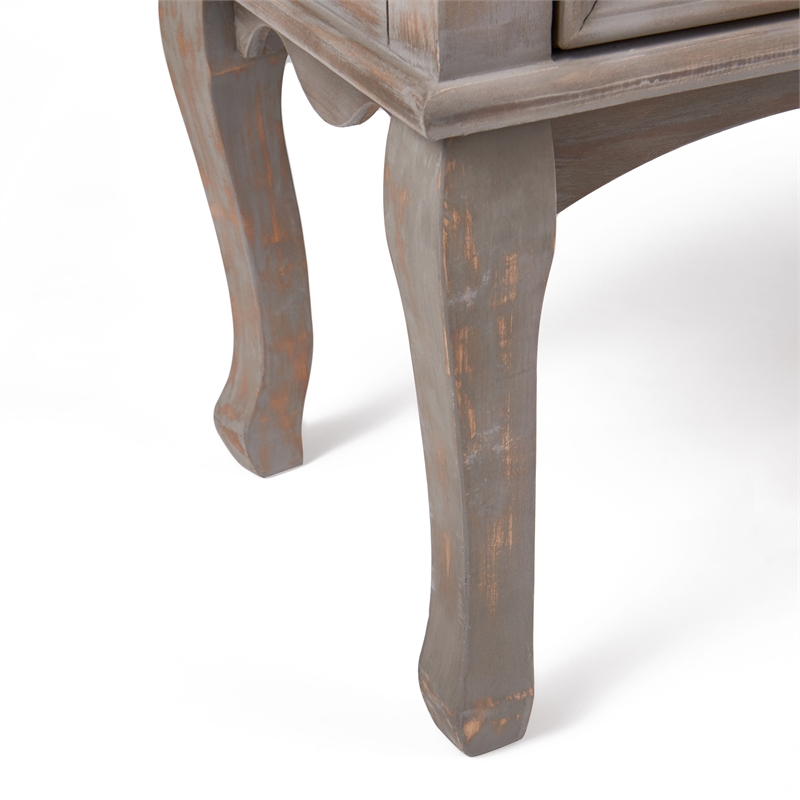 ClickDecor Thomas 3 Drawer Chest Gray