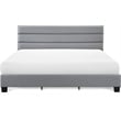 ClickDecor Hudson Upholstered Bed King Gray