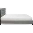 ClickDecor Hudson Upholstered Bed King Gray