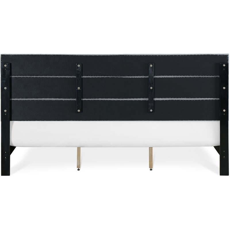 ClickDecor Hudson Upholstered Bed King Gray