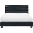 ClickDecor Hudson Leather Bed Queen Black