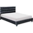ClickDecor Hudson Leather Bed Queen Black