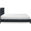 ClickDecor Hudson Leather Bed Queen Black