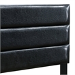 ClickDecor Hudson Leather Bed King Black