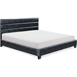 ClickDecor Hudson Leather Bed King Black