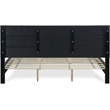 ClickDecor Hudson Leather Bed King Black