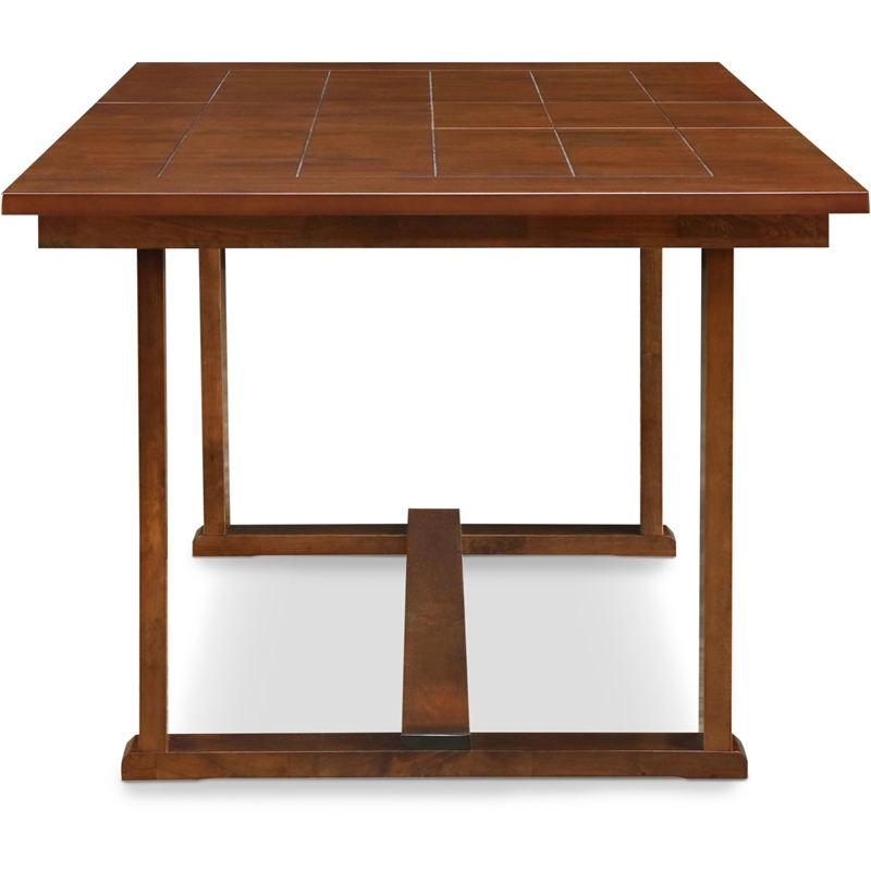 ClickDecor Wesley Extendable Dining Table Brown