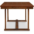 ClickDecor Wesley Extendable Dining Table Brown