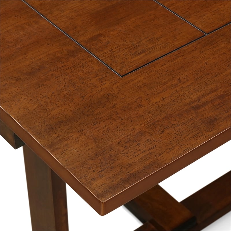 ClickDecor Wesley Extendable Dining Table Brown