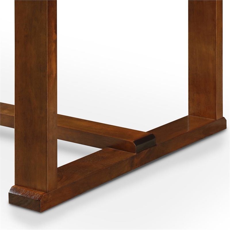 ClickDecor Wesley Extendable Dining Table Brown