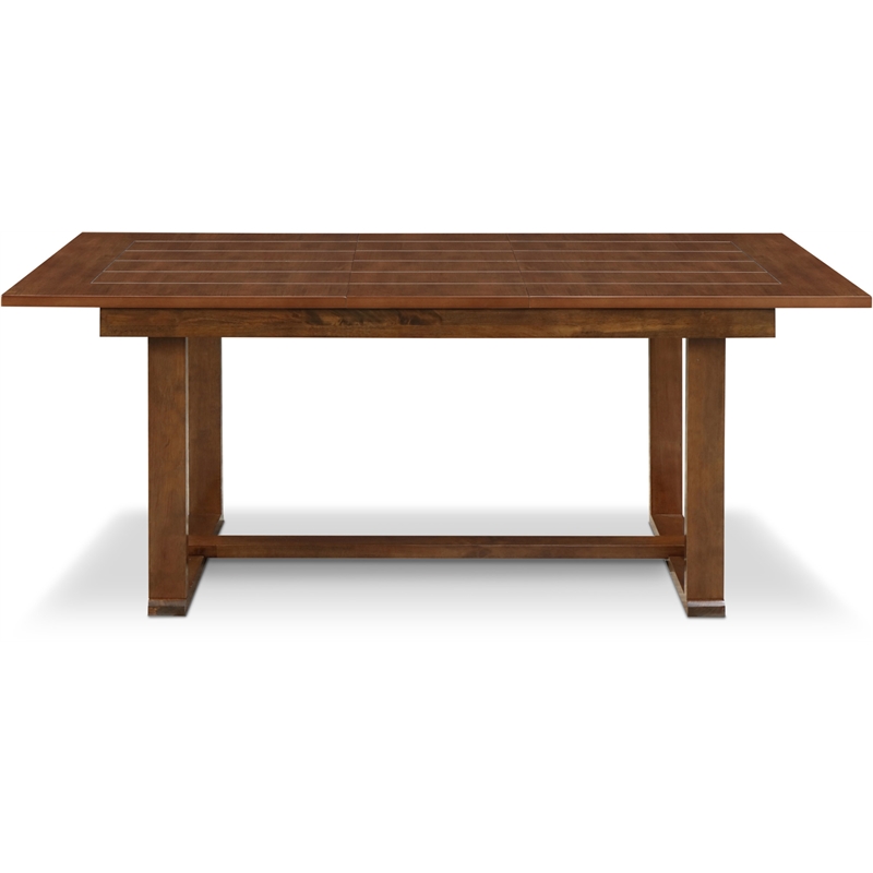 ClickDecor Wesley Extendable Dining Table Brown