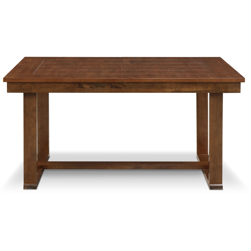 ClickDecor Wesley Extendable Dining Table Brown