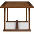 ClickDecor Vaughn Dining Table Brown