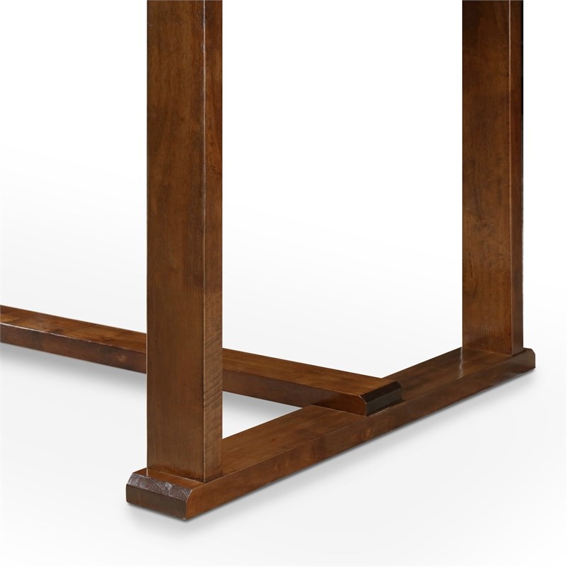 ClickDecor Vaughn Dining Table Brown