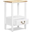 ClickDecor Harris End Table White