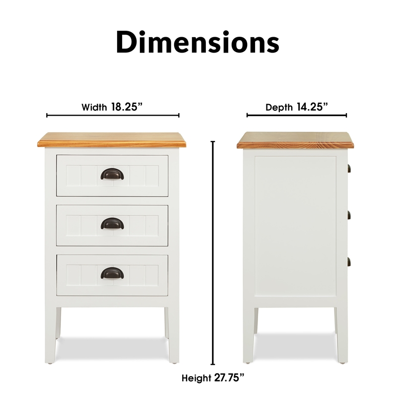 ClickDecor Martin Cabinet White