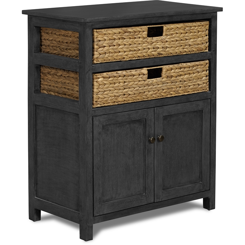 ClickDecor Nelson Storage Cabinet Dark Gray