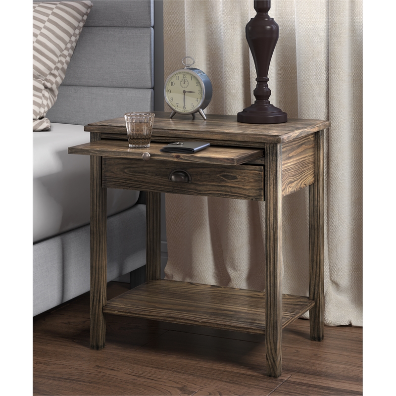 ClickDecor Murphy End Table Brown