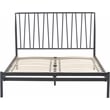 Adore Decor Stella Metal King Bed - Black