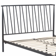 Adore Decor Stella Metal King Bed - Black
