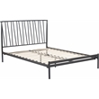 Adore Decor Stella Metal King Bed - Black
