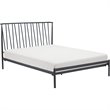 Adore Decor Stella Metal King Bed - Black