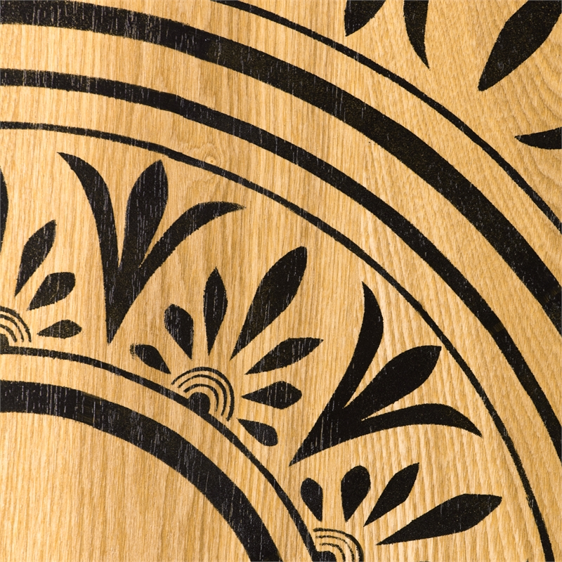 Adore Decor Dahlia Side Table in Natural