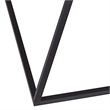 Adore Decor Audrey Marble Accent Table in Black