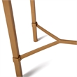 Adore Decor Jupiter Modern 2-Drawer Wood Desk Console Table in White