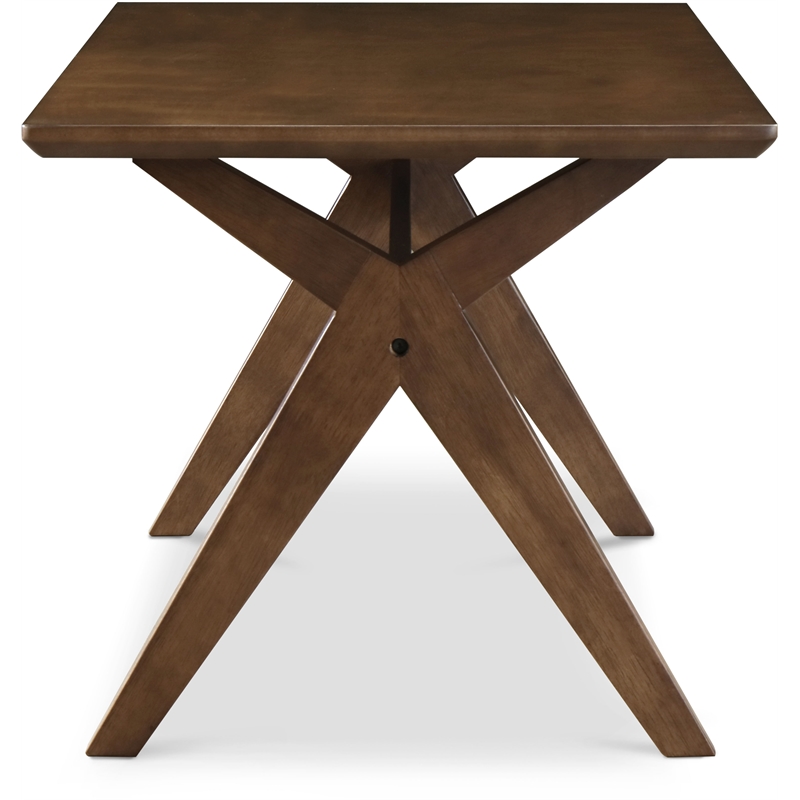 Adore Decor Lukas Farmhouse Wood Coffee Table in Brown