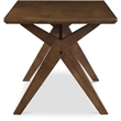 Adore Decor Lukas Farmhouse Wood Coffee Table in Brown